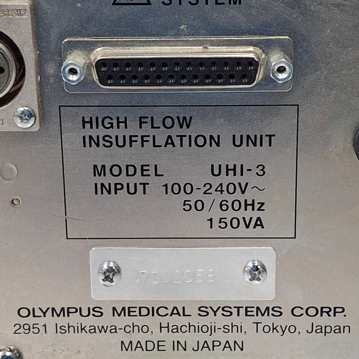 Olympus Olympus UHI-3 High Flow Insufflator Rigid Endoscopy reLink Medical