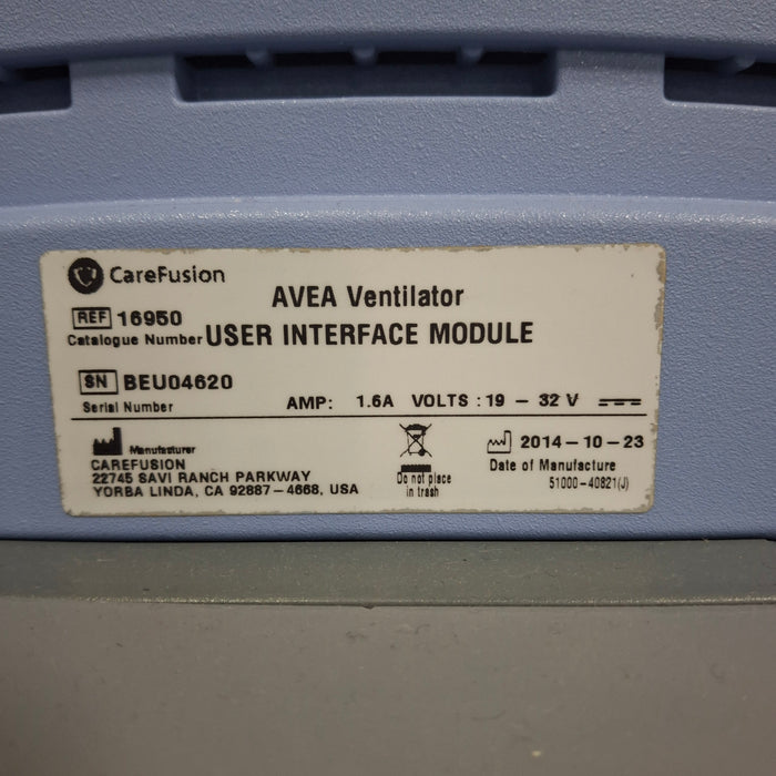 CareFusion CareFusion Avea Ventilator Respiratory reLink Medical