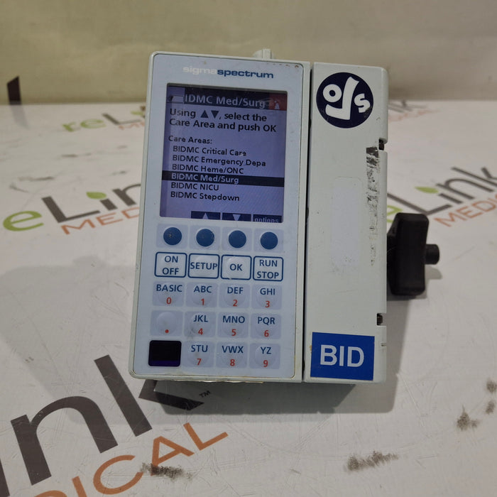 Baxter Sigma Spectrum 6.05.13 with B/G Battery Infusion Pump