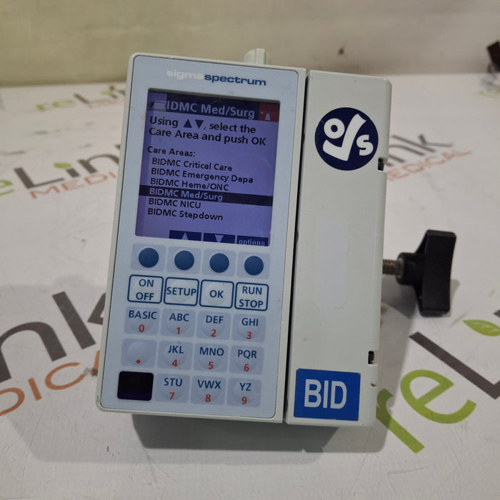 Baxter Sigma Spectrum 6.05.13 with B/G Battery Infusion Pump