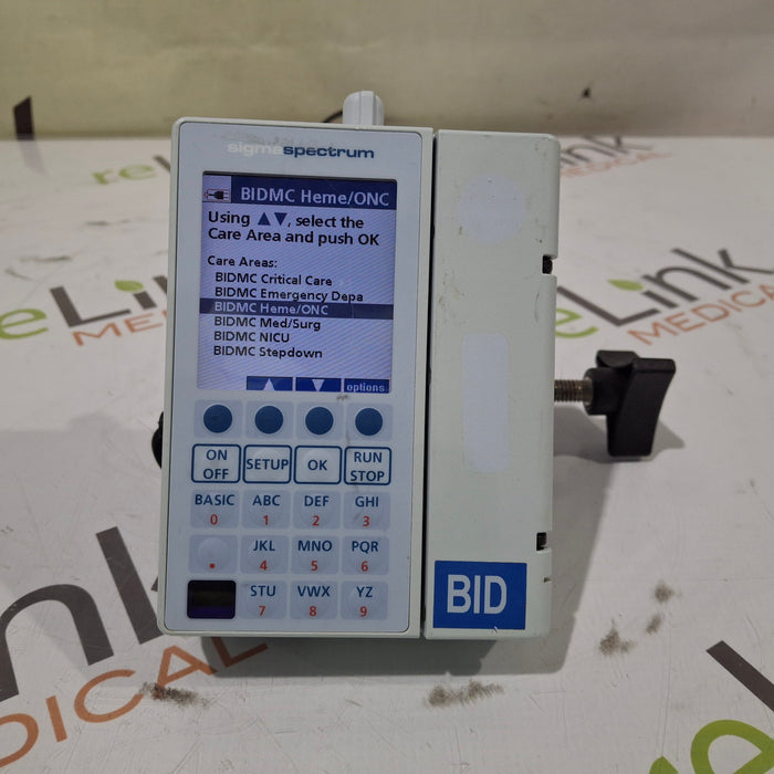 Baxter Sigma Spectrum 6.05.13 with B/G Battery Infusion Pump