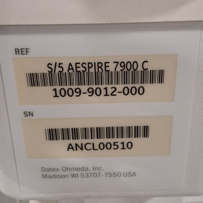 GE Healthcare Aespire S/5 7900 Anesthesia Unit