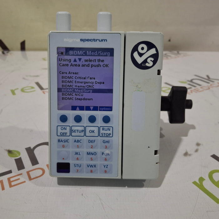 Baxter Sigma Spectrum 6.05.13 with A/B/G/N Battery Infusion Pump