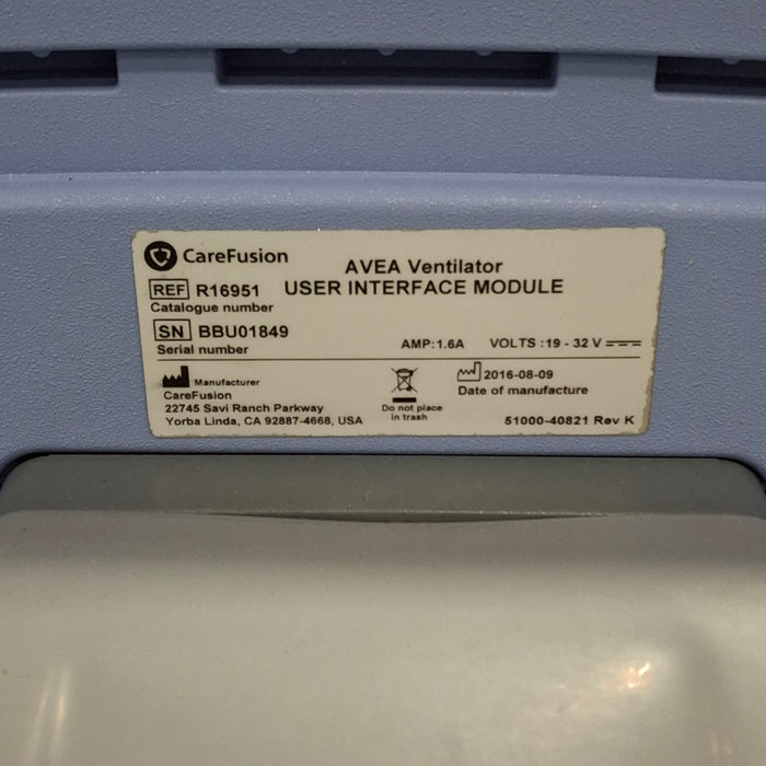 CareFusion CareFusion Avea Ventilator Respiratory reLink Medical