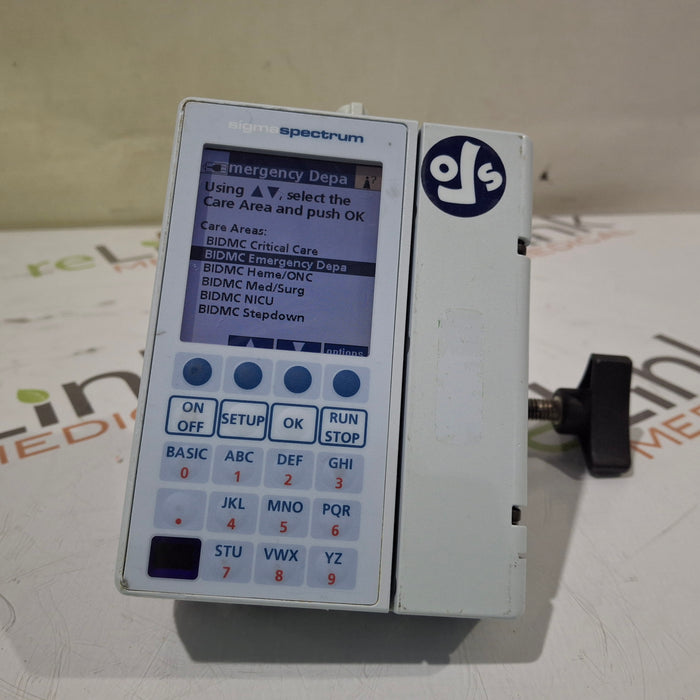 Baxter Sigma Spectrum 6.05.13 with B/G Battery Infusion Pump