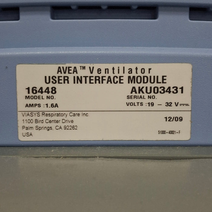 CareFusion CareFusion Avea Ventilator Respiratory reLink Medical