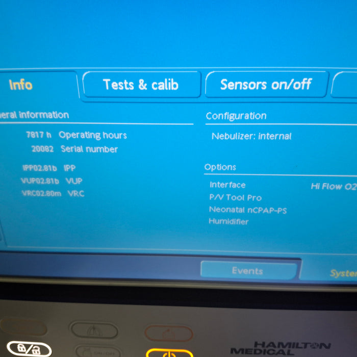 Hamilton Medical Inc G5 Ventilator