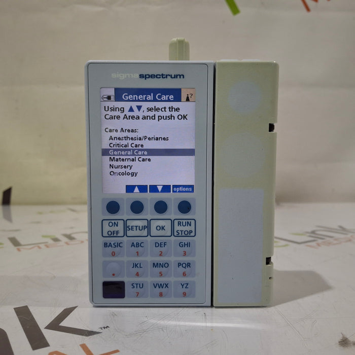 Baxter Sigma Spectrum 6.05.13 with B/G Battery Infusion Pump