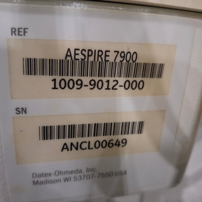 Datex-Ohmeda Aespire 7900 Anesthesia Unit