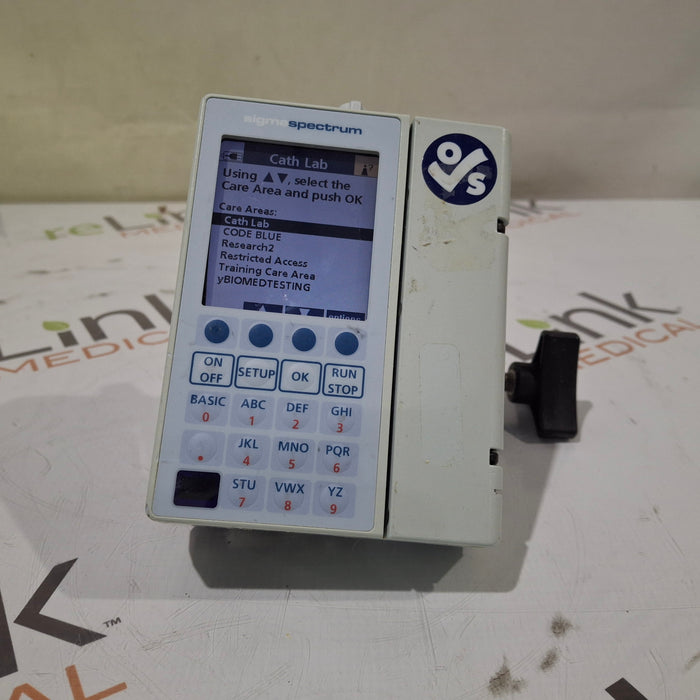 Baxter Sigma Spectrum 6.05.13 with B/G Battery Infusion Pump