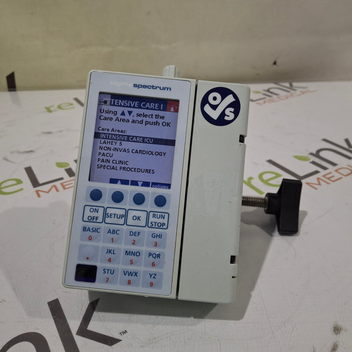 Baxter Sigma Spectrum 6.05.13 with B/G Battery Infusion Pump