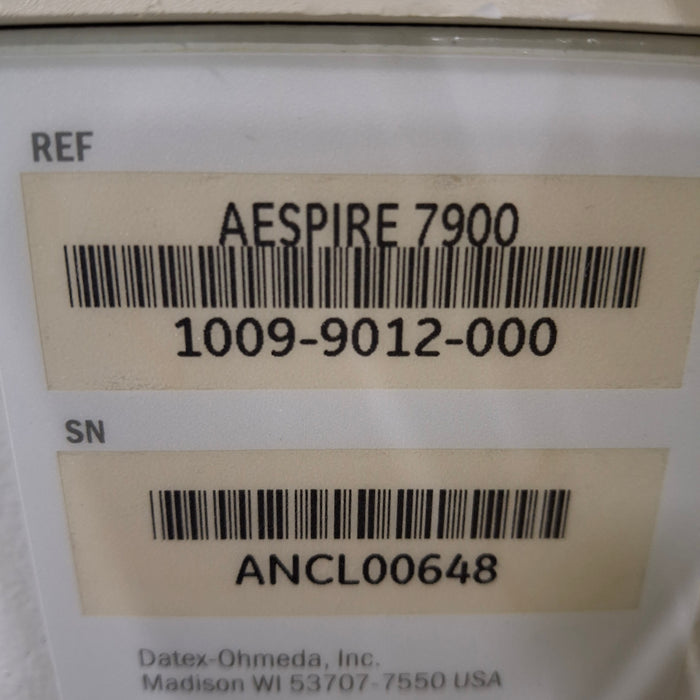 Datex-Ohmeda Aespire 7900 Anesthesia Unit