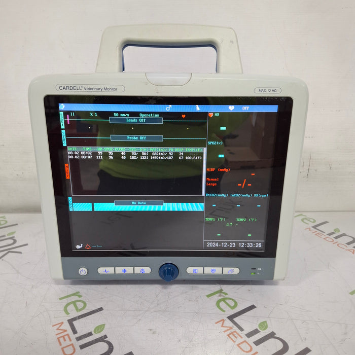 Midmark Cardell MAX-12 HD Veterinary Monitor