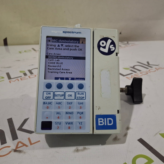 Baxter Sigma Spectrum 6.05.13 with B/G Battery Infusion Pump