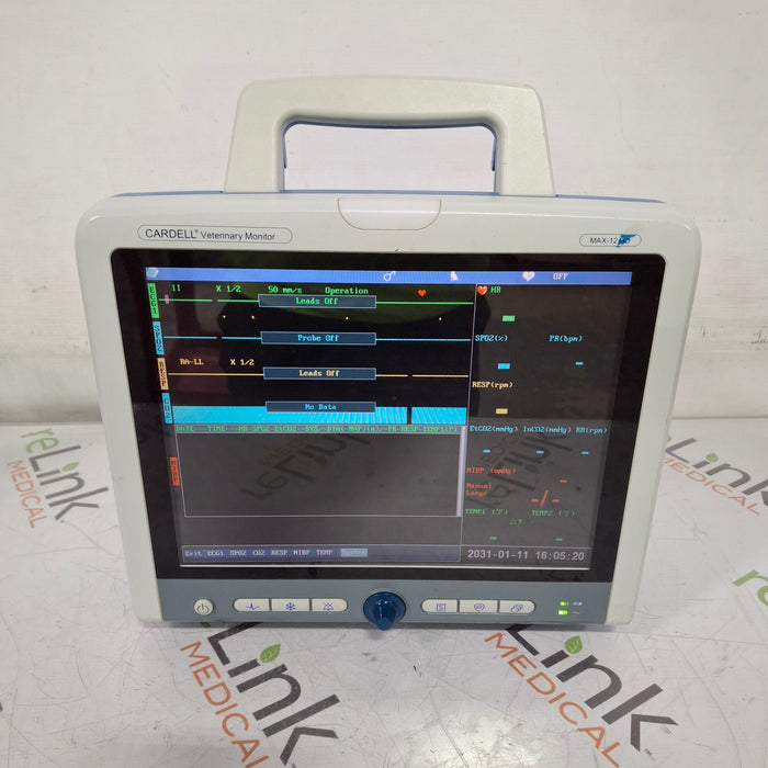 Midmark Cardell MAX-12 HD Veterinary Monitor