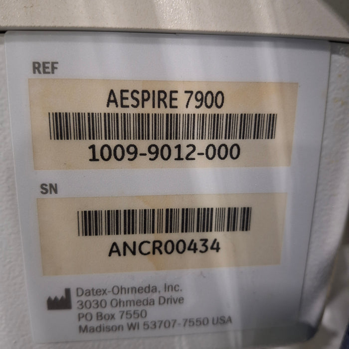 Datex-Ohmeda Aespire 7900 Anesthesia Unit