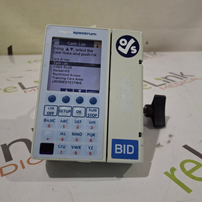 Baxter Sigma Spectrum 6.05.13 with B/G Battery Infusion Pump