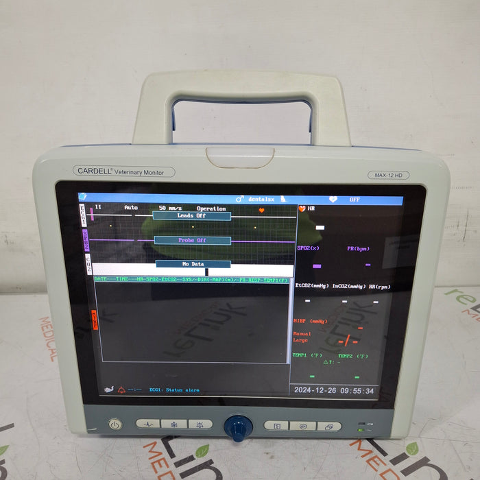 Midmark Cardell MAX-12 HD Veterinary Monitor