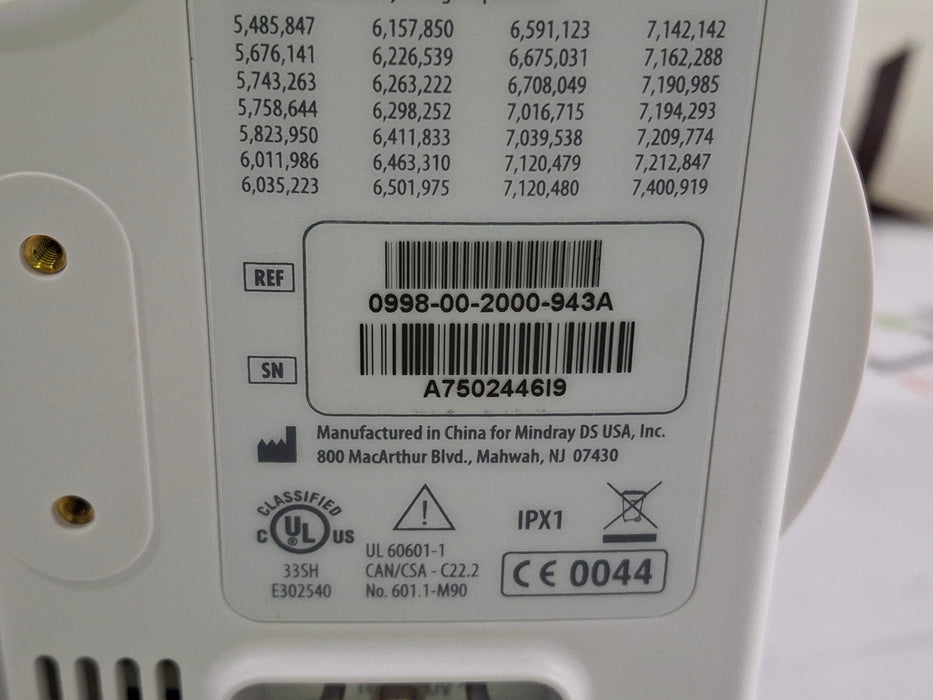 Mindray Datascope Accutorr V Vital Signs Monitor