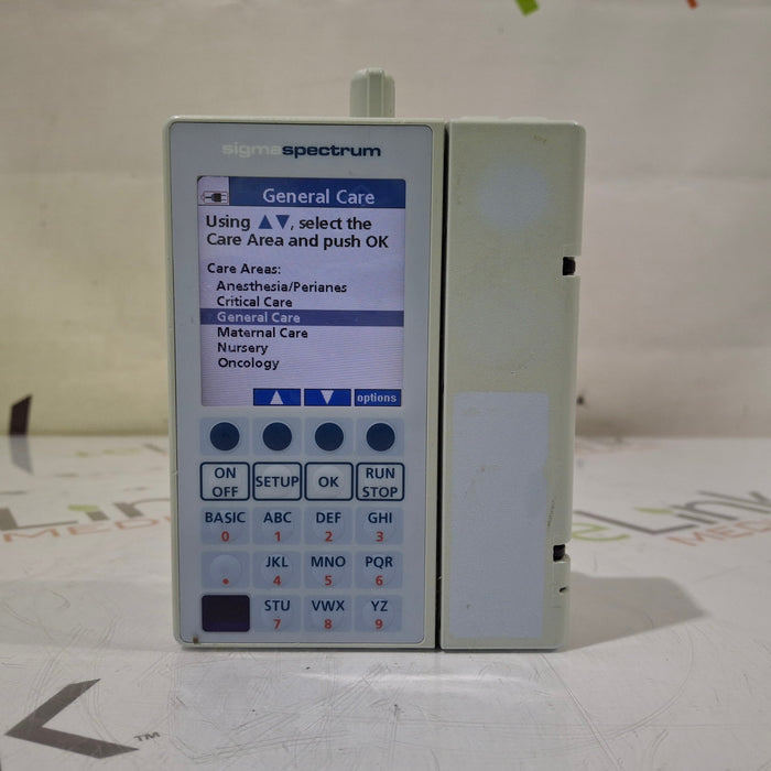 Baxter Sigma Spectrum 6.05.13 with B/G Battery Infusion Pump