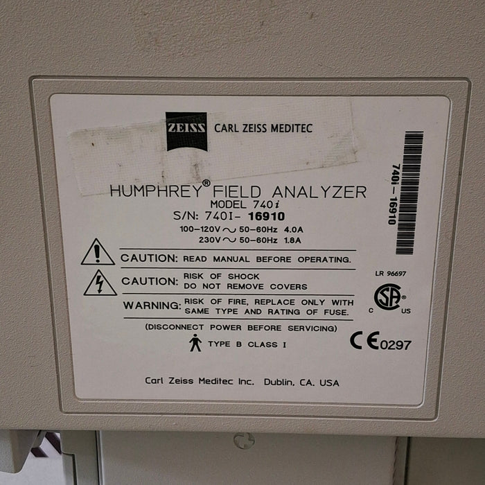 Carl Zeiss 740i Humphrey Field Analyzer