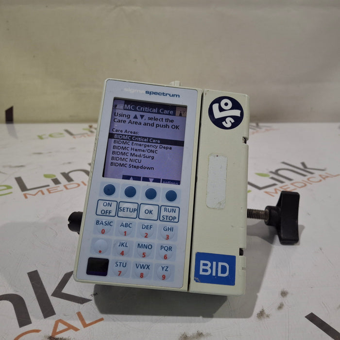 Baxter Sigma Spectrum 6.05.13 with B/G Battery Infusion Pump