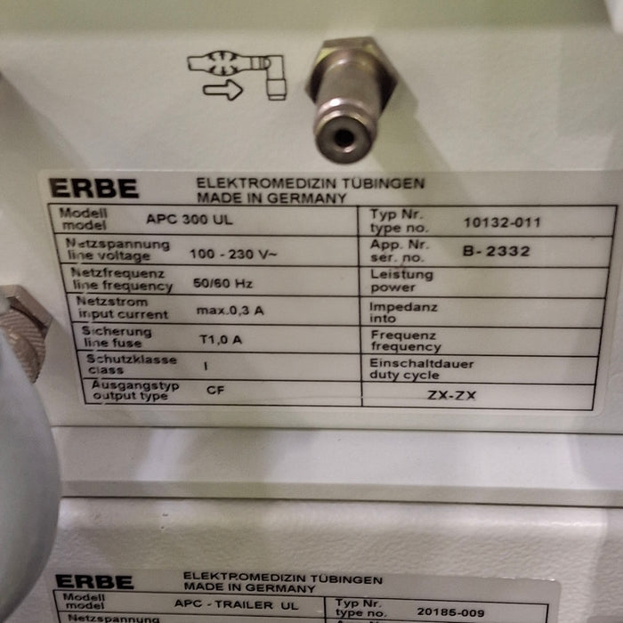 Erbe ICC 200/APC 300 ESU Electrosurgical