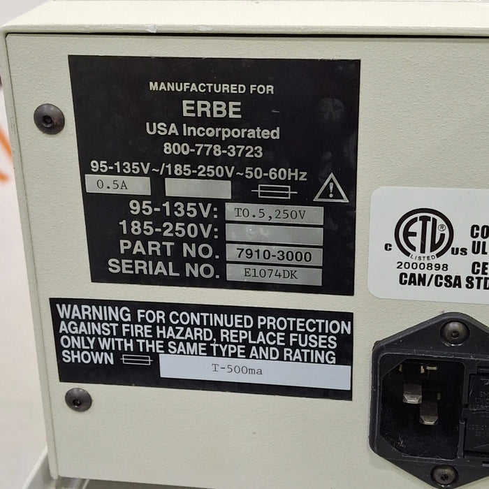 Erbe ICC 200/APC 300 ESU Electrosurgical