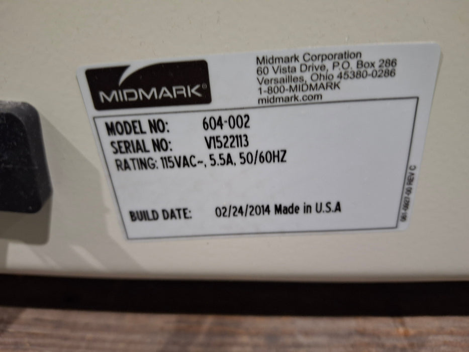 Midmark 604 Manual Examination Table