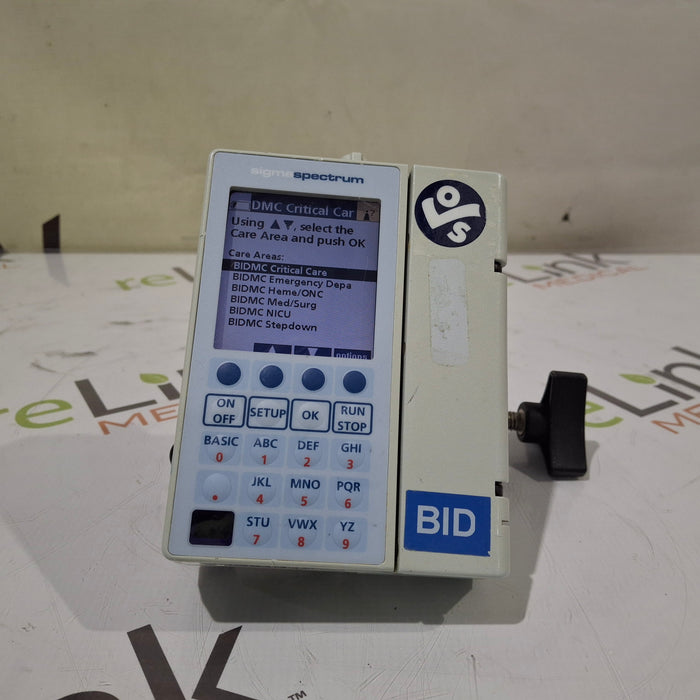 Baxter Sigma Spectrum 6.05.13 with B/G Battery Infusion Pump