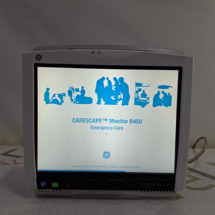 GE Healthcare GE Healthcare Carescape B450 Emergency Care Patient Monitor Patient Monitors reLink Medical