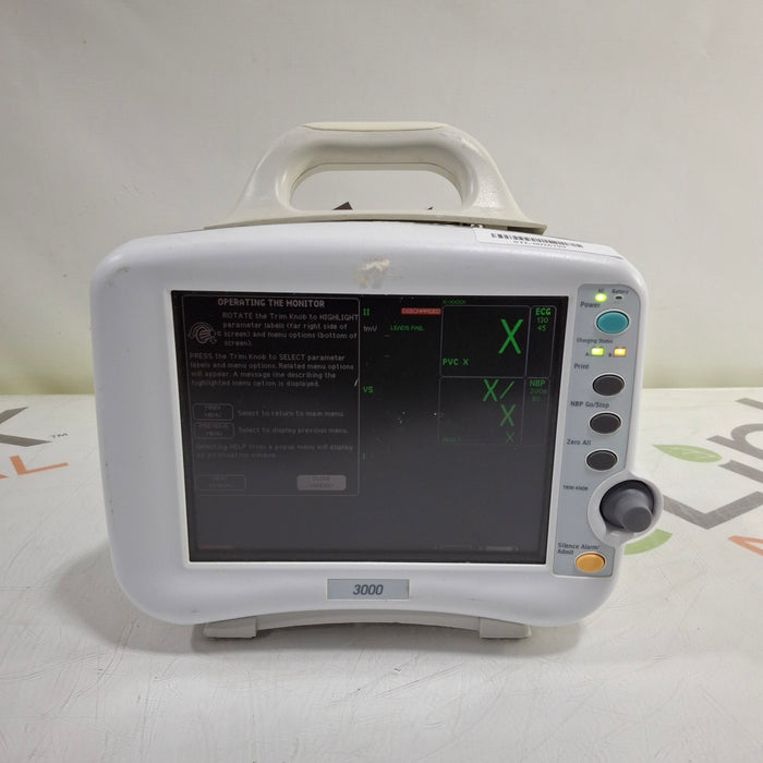 GE Healthcare Dash 3000 - GE/Nellcor SpO2 Patient Monitor