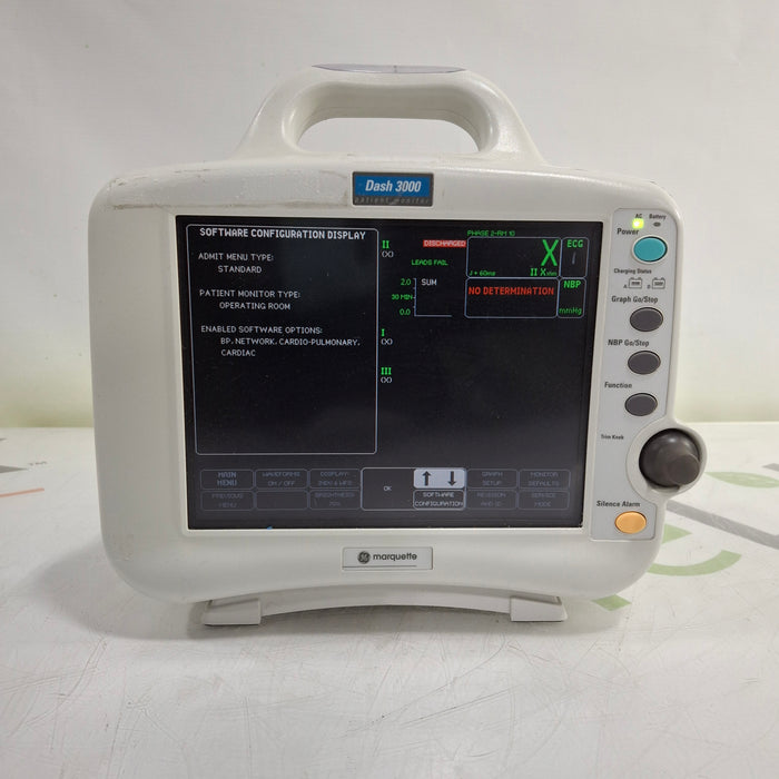 GE Healthcare Dash 3000 - GE/Nellcor SpO2 Patient Monitor