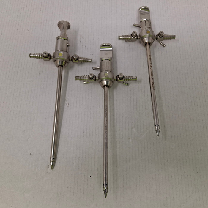 Dyonics 4356 High Flow Cannula with Conical Tip Obturator - Set of 3