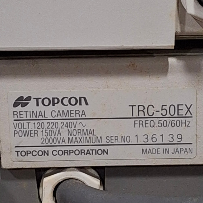 Topcon Medical TRC-50EX Retinal Camera