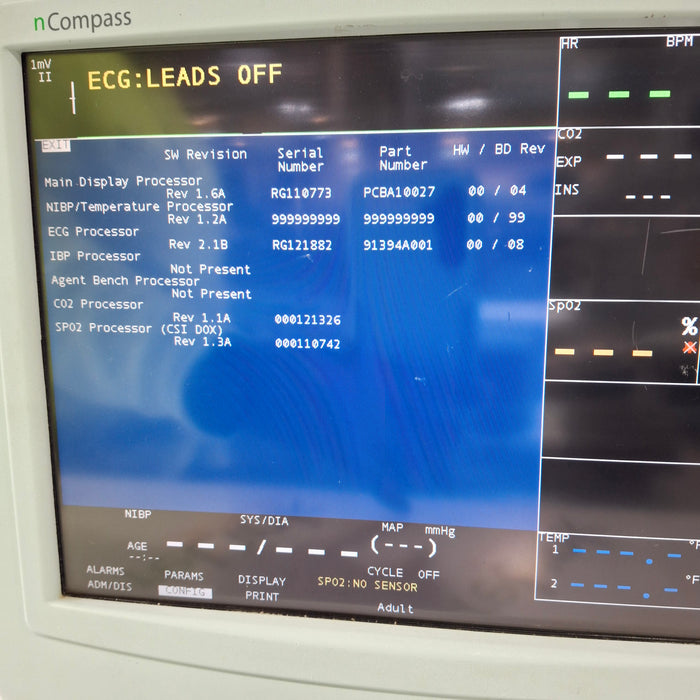 Criticare nCompass Patient Monitor