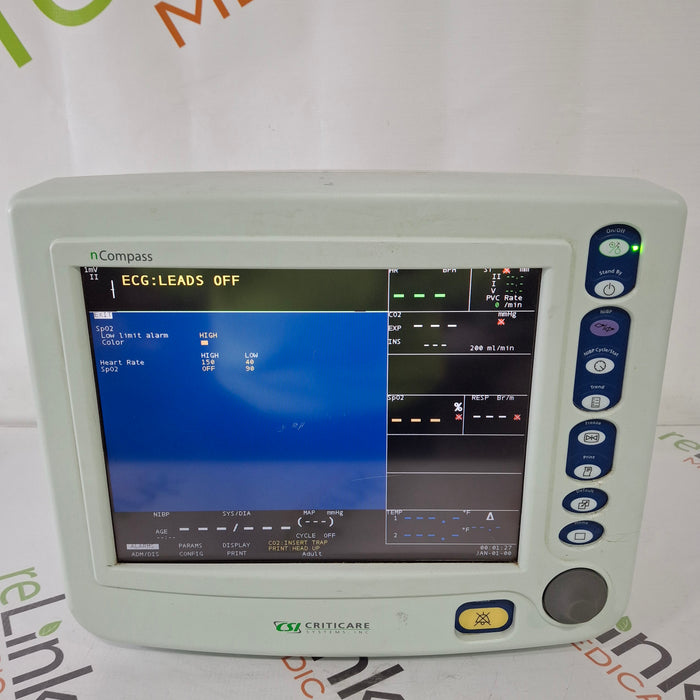 Criticare nCompass Patient Monitor