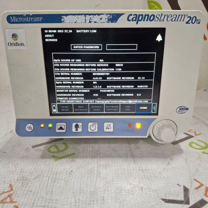 Oridion Capnostream 20P Capnography Monitor