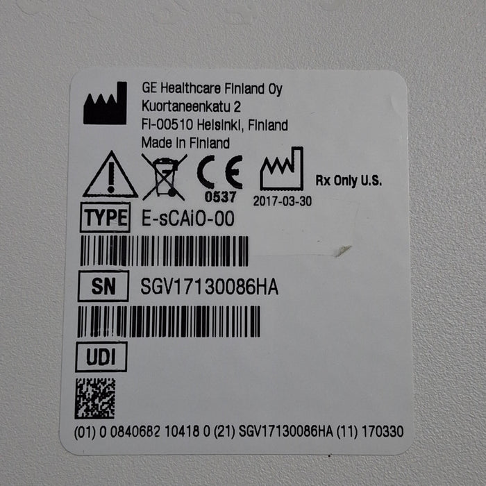GE Healthcare E-sCAIO Respiratory Module