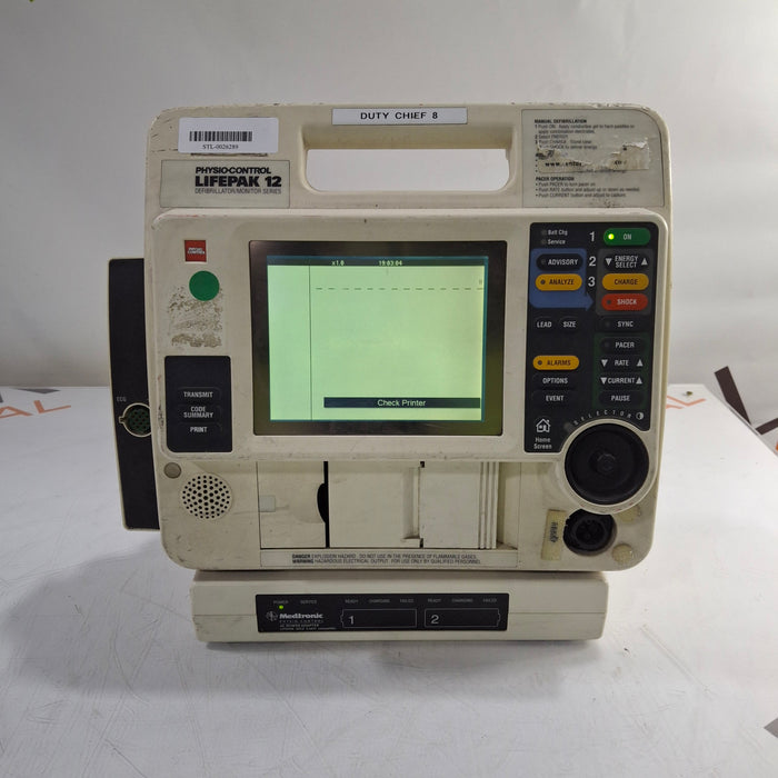 Physio-Control LifePak 12 3-Lead Defibrillator