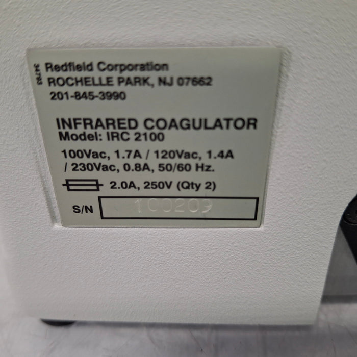 Redfield Corporation Redfield Corporation IRC 2100 Infrared Coagulator Surgical Equipment reLink Medical