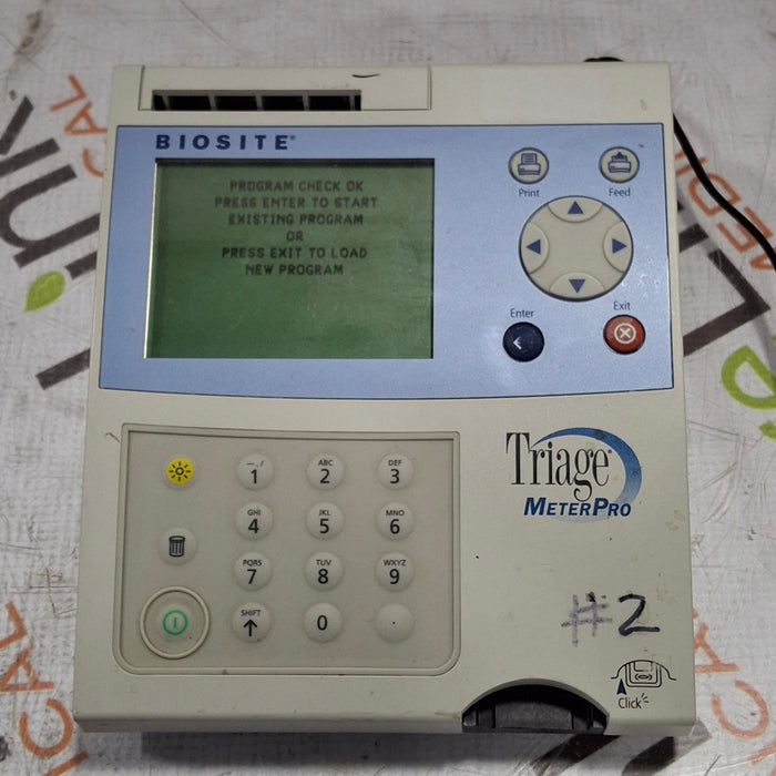 Biosite Inc. Triage MeterPro Rapid Testing Platform