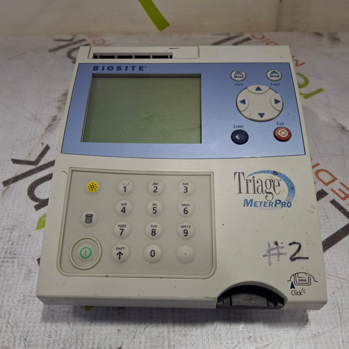 Biosite Inc. Triage MeterPro Rapid Testing Platform
