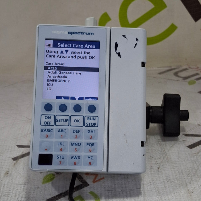 Baxter Sigma Spectrum 6.05.14 with B/G Battery Infusion Pump