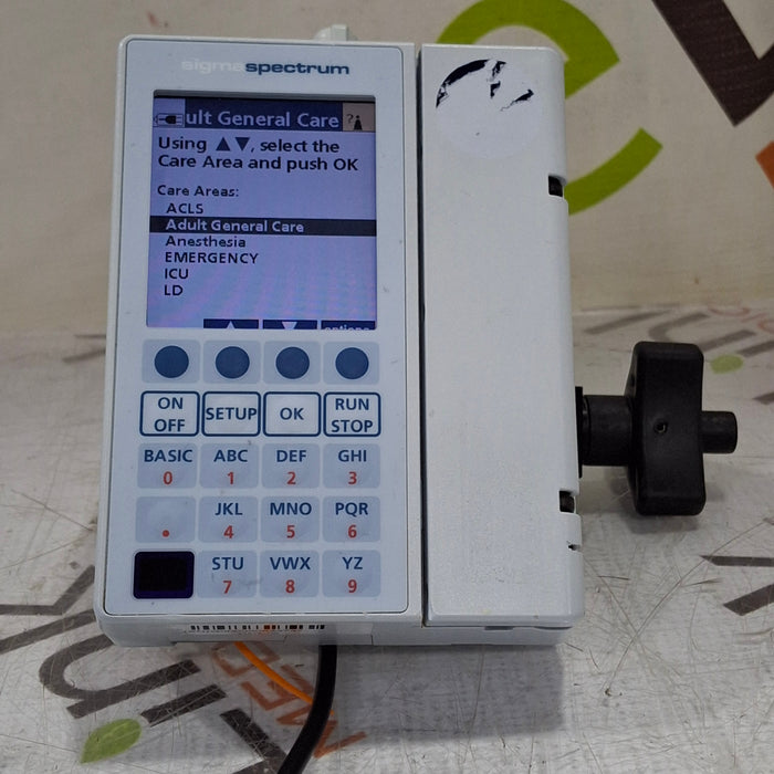 Baxter Sigma Spectrum 6.05.14 with B/G Battery Infusion Pump