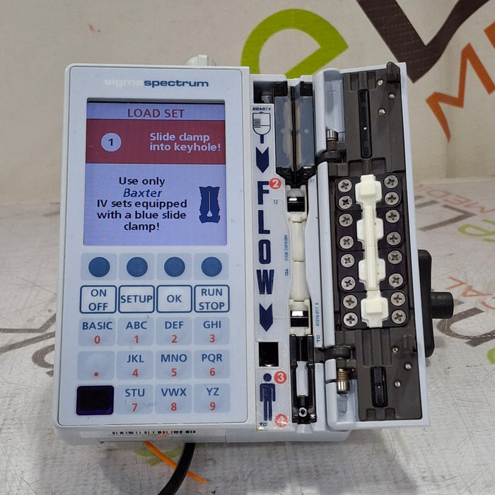 Baxter Sigma Spectrum 6.05.14 with B/G Battery Infusion Pump