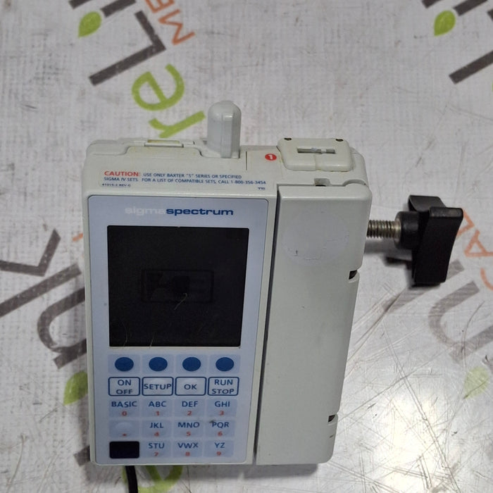 Baxter Sigma Spectrum 6.05.14 with B/G Battery Infusion Pump