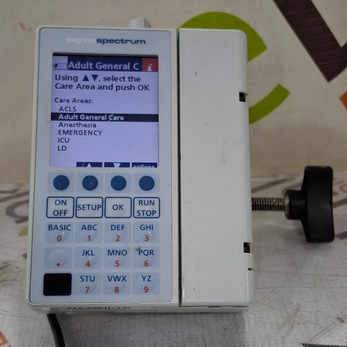 Baxter Sigma Spectrum 6.05.14 with B/G Battery Infusion Pump