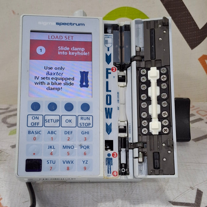 Baxter Sigma Spectrum 6.05.14 with B/G Battery Infusion Pump