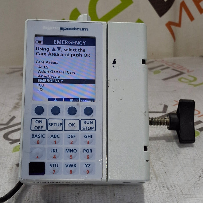 Baxter Sigma Spectrum 6.05.14 with B/G Battery Infusion Pump